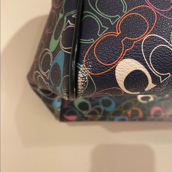 Coach Chelsea Stripe Satchel - Picture 8 of 9